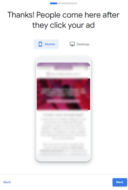 Preview of ad Google Call Ads